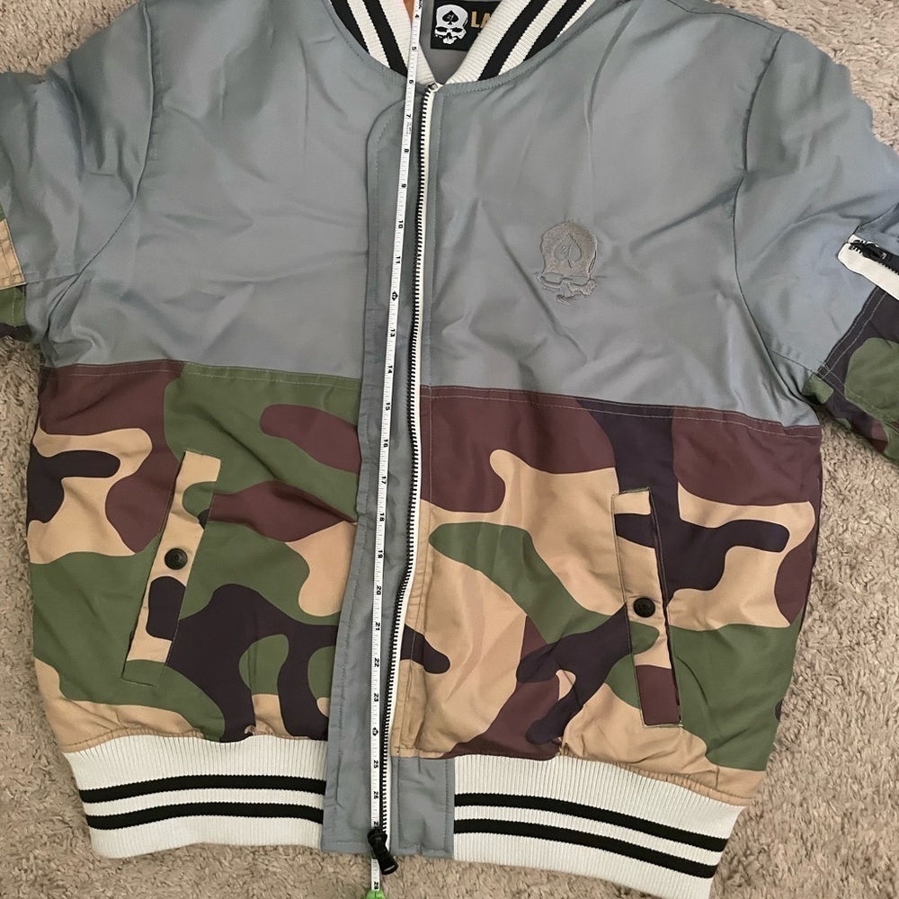 New zero foxtrot gear bomber jacket without tags Large L  pit to put 25 t-b 28 - Picture 8 of 10